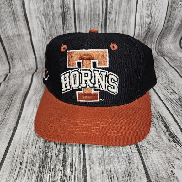 Vintage Texas Longhorns Hat Cap Size 6 7/8 Fitted Tow Top Of The World Cap Texas - Picture 9 of 9